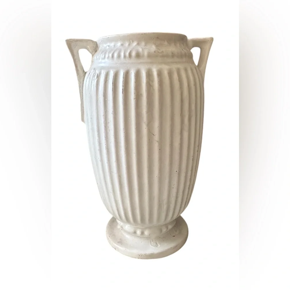 Elegant White Ceramic Vase